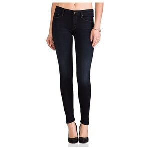 MOTHER Denim High Waisted Looker Skinny Jeans Women’s Size 26 Dark Wash
